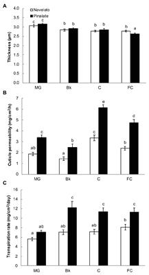 Abscisic Acid Deficiency Alters Epicuticular Wax Metabolism and Morphology That Leads to Increased Cuticle Permeability During Sweet Orange (Citrus sinensis) Fruit Ripening